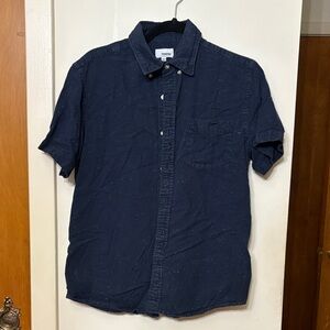 Sonoma Black Casual Button Down Shirt